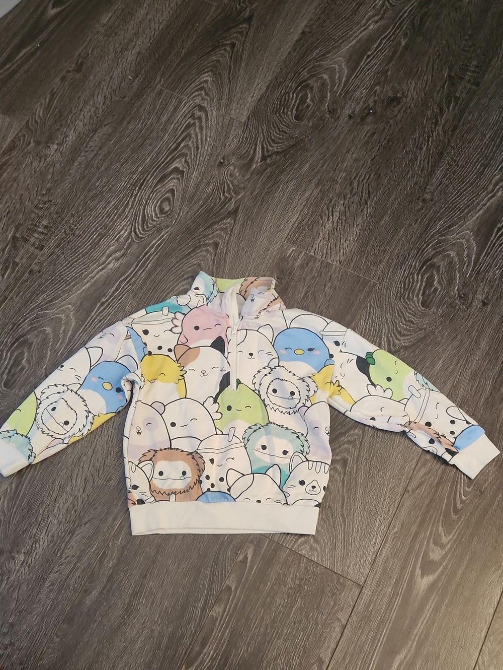 Squishmallows X H&M 5T/6 ZIP UP sweatshirt hoodie LIMITED EDITION